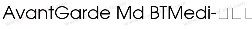 AvantGarde Md BTMedi字体转换